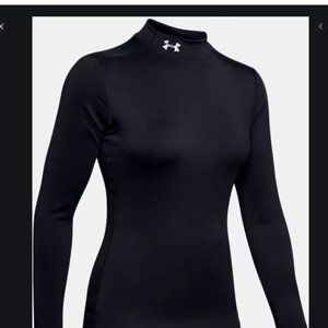 Women's HeatGear® Compression Mock Long Sleeve, XL